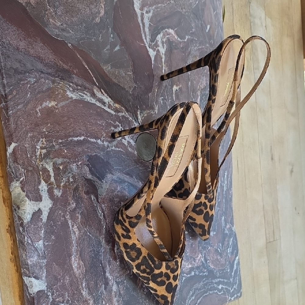 Leopard Print Stiletto Heels